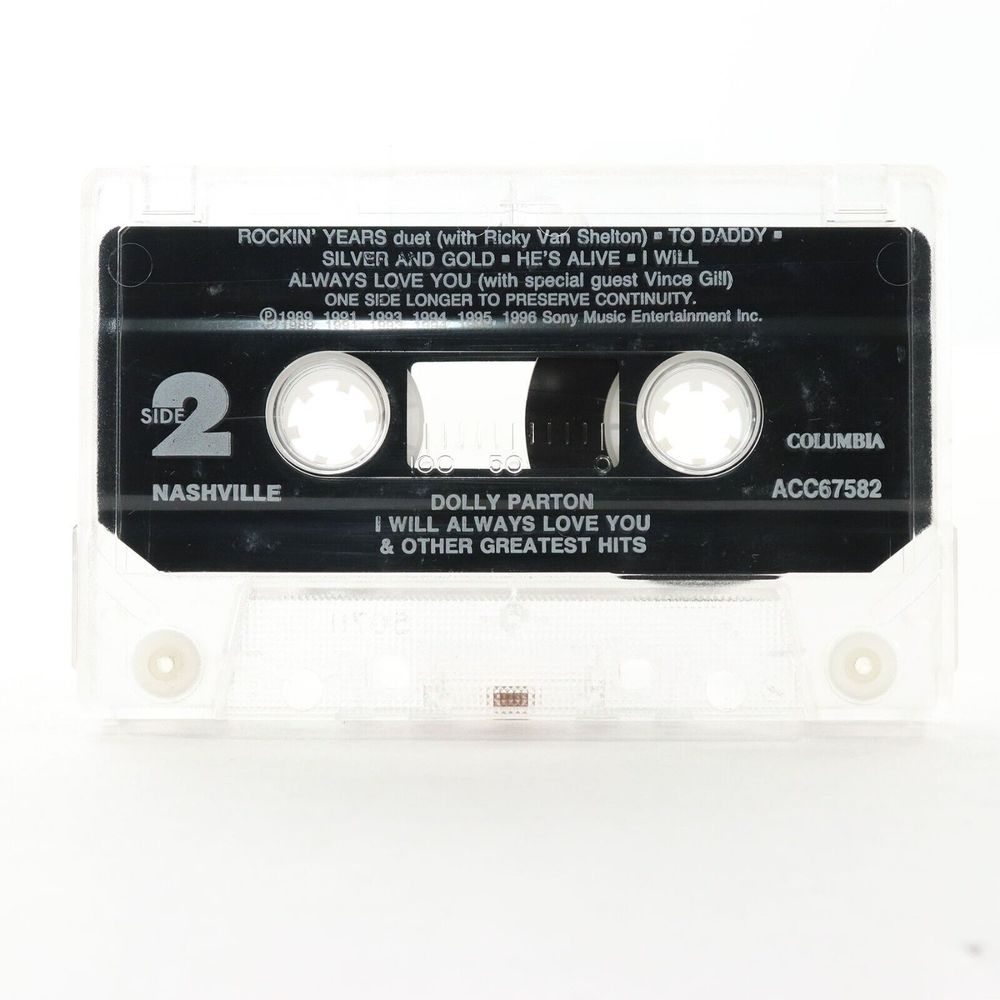 Dolly Parton, I Will Always Love You (Advance Promo Cassette Tape 1996) ACC67582 - Picture 6 of 7